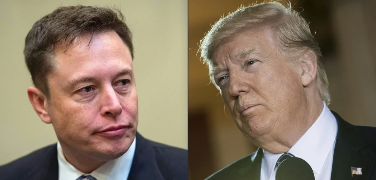 Elon Musk (left), is in charge of the new Department of Government Efficiency.

Donald Trump (right) was recently inaugurated for his second term as President of the United States.