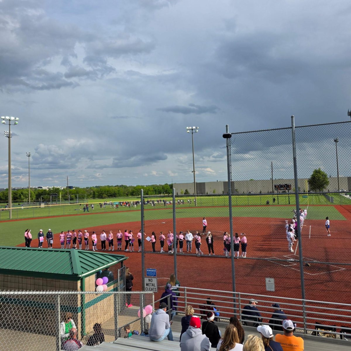 Pink Out Night for Olathe North Softball